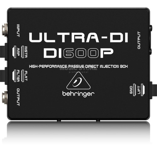 Behringer Ultra-di Di600p Caja De Inyección Directa Pasiva