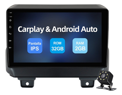 Estéreo Carplay Para Jeep Wrangler Jl Gladiator 2018-2021 Bt