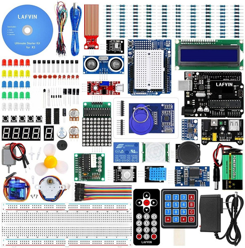 Uno Lafvin Kit De Iniciación Definitiva Para Nano Arduino