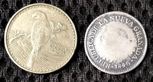 Moneda De Un Real Año 1846 Bogotá, Regular Estado 