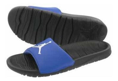 Ojotas Jordan Break Slide Hombre Azul