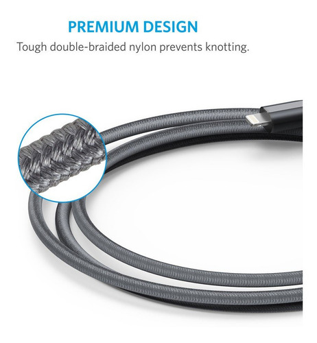 Imagem 2 de 5 de Cabo Lightning Original Anker Powerline+ 1,8m iPhone 13 Pro