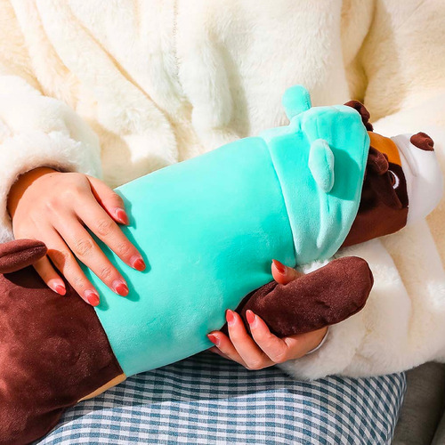 Miniso Peluche De Perro Shar Pei Acostado De Felpa