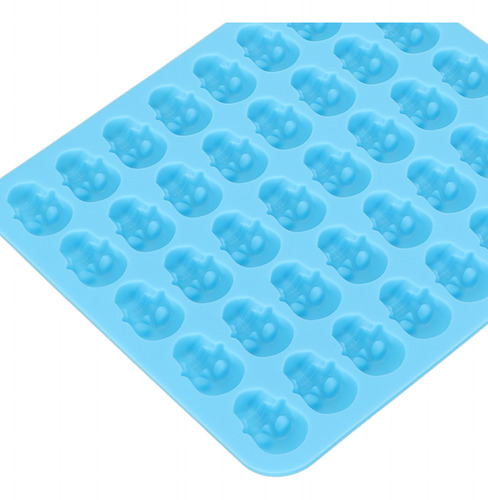 Molde De Silicona Con Forma De Calavera Para Cubitos De Hiel