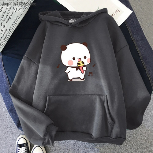 Xsx Sudadera Happy Bubu Is Singing With Dudu Hoodies Bear