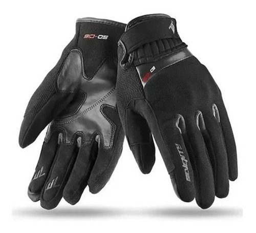 Guantes Moto Verano Seventy Degrees Sd-c18 Negro Gris Rpm925