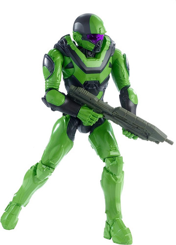 Figura De Acción Halo Spartan Athlon Green Mattel