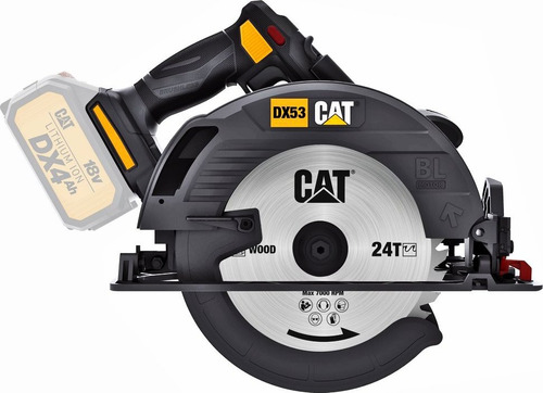 Sierra Circular A Bateria 1400w 185mm Caterpillar Cat Dx53b