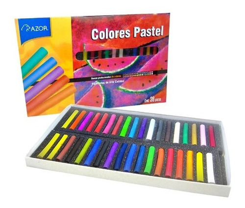 Imagen 1 de 1 de Colores O Gises Pastel Seco Stafford Con 36 Piezas
