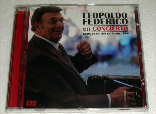 Leopoldo Federico En Concierto Japon 1996 Cd Sellado Kktus 