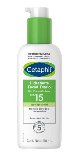 Crema Facial Cetaphil Hidratante Diario Fps 15 X 118 Ml