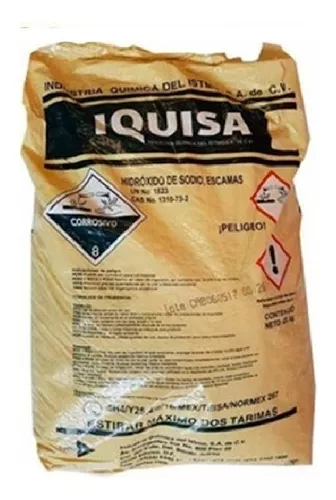 SOSA CAUSTICA ESCAMAS BOTE 800GR - Productos de Limpieza en Chihuahua