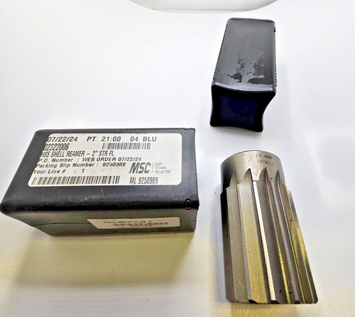 Msc Hss Shell Reamer Straight 2 Straight Flute Righ Cct