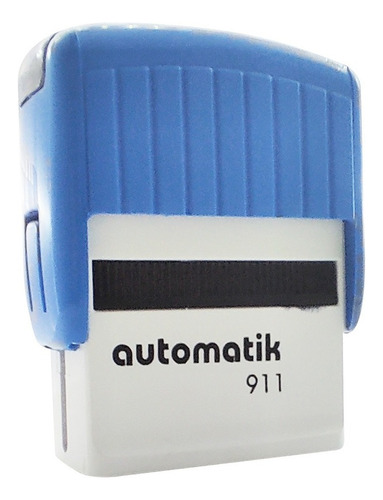 Timbre Automatik 911 Hasta 4 Líneas De Texto Color Del Exterior Azul