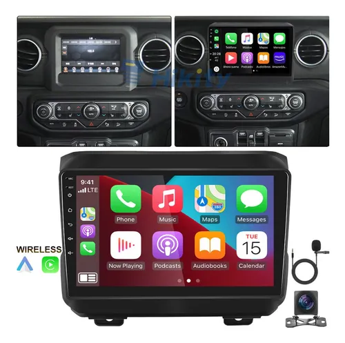 Radio Android Jeep Wrangler Rubicon Gladiator Carplay