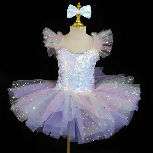 Conjunto de traje de sirena de Tutu and Sian – Camisa, vestido de tutú arco iris, banda de satén, diadema – Disfraz de regalos de cumpleaños para niñas Conjunto de traje de sirena de Tutu and Sian – Camisa, vestido de tutú arco iris, banda de satén, diadema – Disfraz de regalos de cumpleaños para niñas