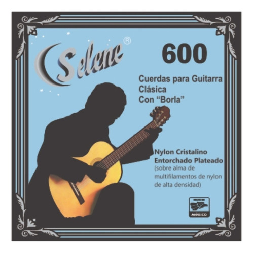 Jgo De Cuerda Selene 600 P-guitarra Nylon Cristal