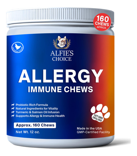 Alfie's Choice Masticables Antipicazon Y Alivio De Alergias