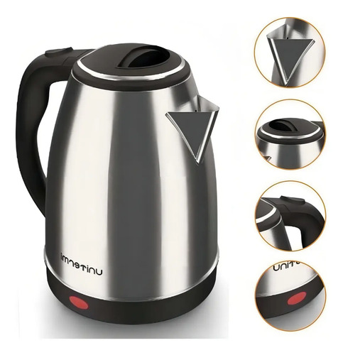 Chaleira Elétrica 1,8L 1200W Unitermi Atacama