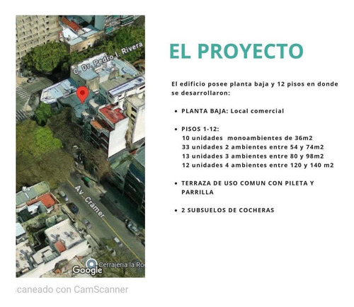 Emprendimiento En Pozo. Cramer 2716 Entrega 2028 1 2 3 4 Amb