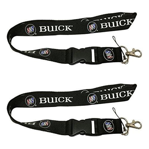 2pcs / Set Black Buick Auto Lanyard Workout Gear Oficin...