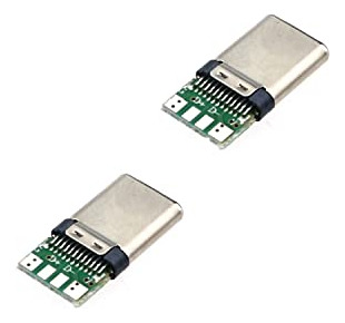 Conector Macho Teansic, 20 Unidades, Usb 3.1 Tipo C, Con