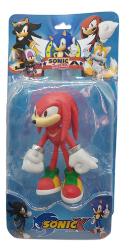 Figura Juguete Sonic Knuckles The Echidna Sonic Rojo 