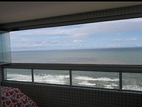 Imagem 1 de 14 de Sacada C/ Churrasqueira - 2 Dorm. 2wcs- Vista De 180° P/ Mar