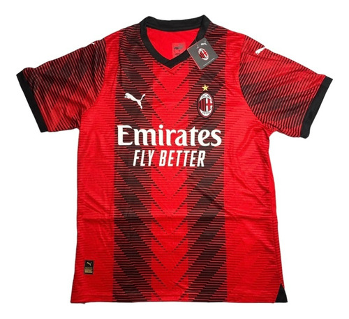 Camisa De Fútbol De Clubes 2023-2024 Ac Milan