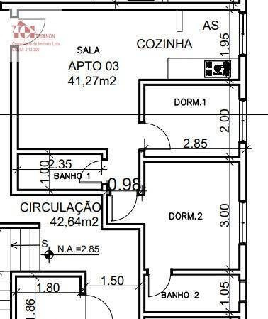 Apartamento Com 2 Dormitórios À Venda, 52 M² Por R$ 350.000,00 - Santa Maria - São Caetano Do Sul/sp - Ap2893