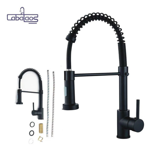 Grifo Llave Lavaplatos Monomando Cocina Extensible Flexible