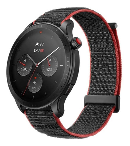Smartwatch Reloj Inteligente Amazfit Gtr 4 Gris 1.43 Gps -* Color De La Malla Racetrack Grey Color Del Bisel Negro Color De La Caja Negro