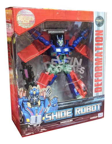 Robot Transformer Hardcover Shide Robot Camión Optimus