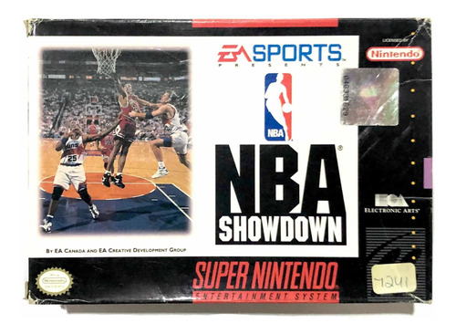 Nba Showdown - Caja Original De Super Nintendo Basketball