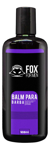 Balm Para Barba E Pele Hidrata E Modela Fox For Men 120ml Fragrância Vanilla