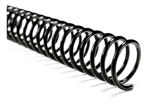 Espirales Continuos Para Encuadernar Negro 12mm Pack 100 Uni