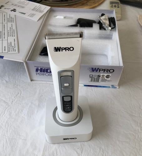 Máquina De Corte Profesional Wpro Recargable High Titanium