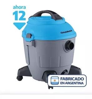 Aspiradora Gamma 12lts Seco/liquido 1000w - G2202ara Color Gris/Azul