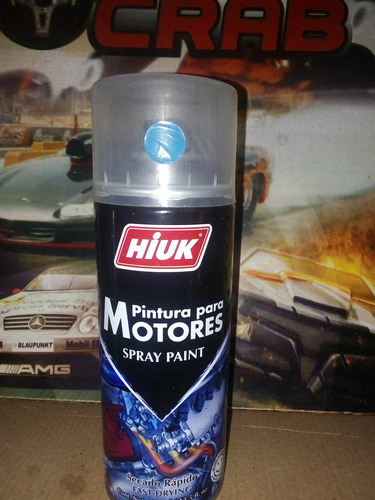 Pintura Spray Para Motor Azul Ford Alta Temperatura 