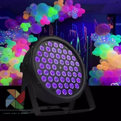 Tacho Led Uv 54 X 3w Para Eventos Fiesta Neon/innova Leds