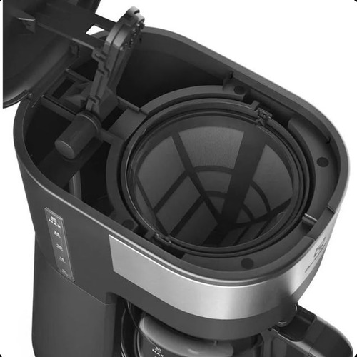 Cafeteira Elétrica Electrolux Ecm25 Com Timer Preto Inox 127 Cor Inox Preta 110v