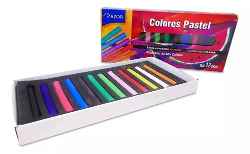 Juego de Pinturas Pastel al Aceite en Barra Profesional Azor Stafford 0024  Colores surtidos 24 piezas