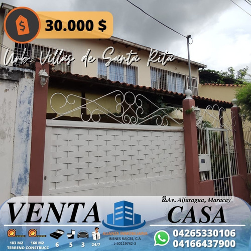 Imagen 1 de 18 de Casa En Venta Urb. Villas De Santa Rita Edo Aragua / 04166437900 04265330106