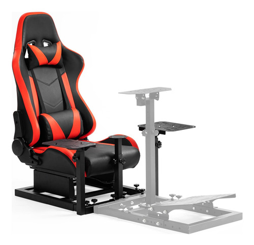 Cockpit De Simulación De Vuelo Minneer Rojo Ajustable