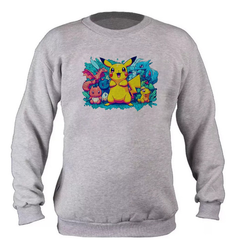 Buzos Pockemon Adultos Impresa Personalizadas - 6867