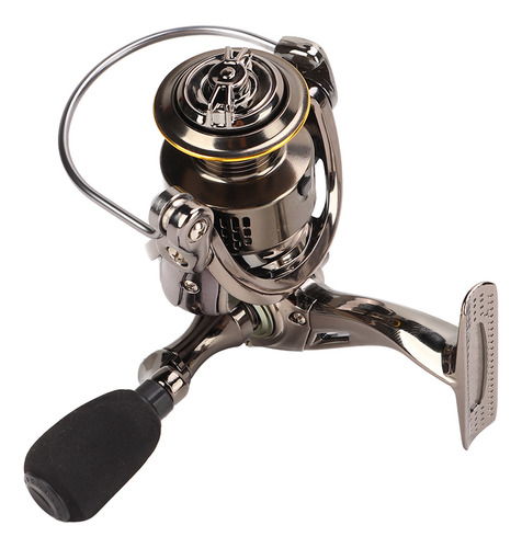 Roda De Pesca De Metal Com Alça Cnc De Bobina Giratória Para