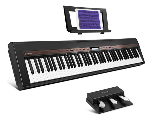 Starfavor Piano Digital Con 88 Teclas, Piano Electrico Sp-15