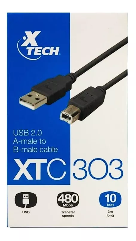 Primera imagen para búsqueda de cable usb tipo b