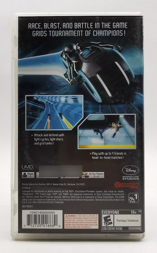 Tron Evolution Psp * R G Gallery (Usado)
