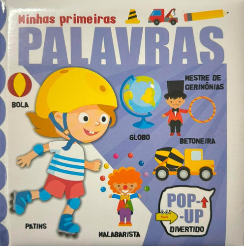 Livro Pop Up Divertido Minhas Primeiras Palavras Editora Pé Da Letra Capa Capa Mole Em Português 2024